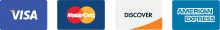 Accepted credit cards